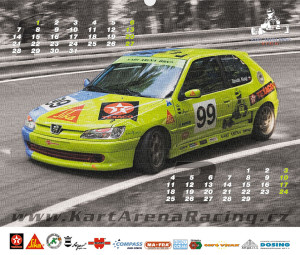 Kalendář Kart Arena Racing Teamu 2008
