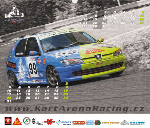 Kalendář Kart Arena Racing Teamu 2008