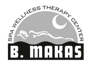 Černobílá verze logotypu B. Makas