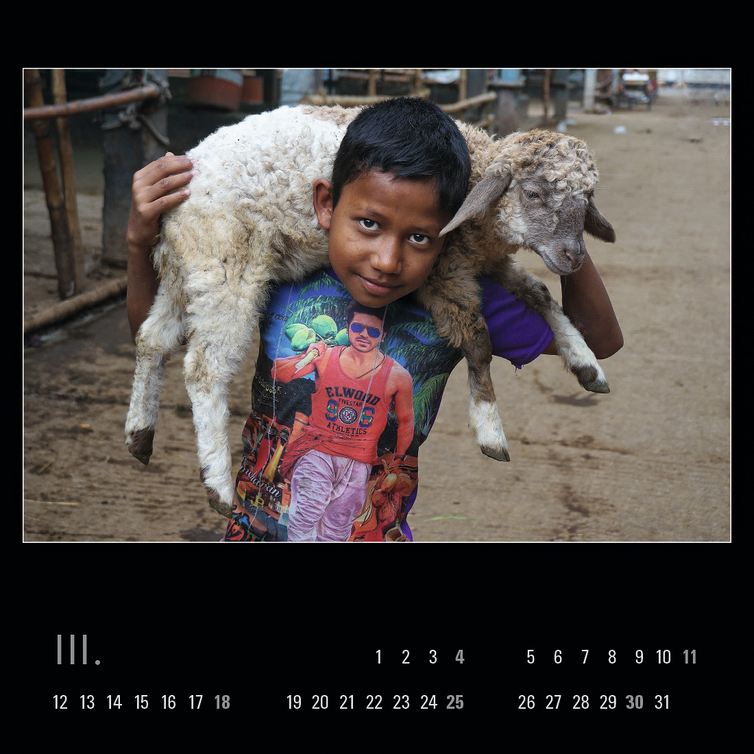 Kalendář „Welcome to Bangladesh 2018“