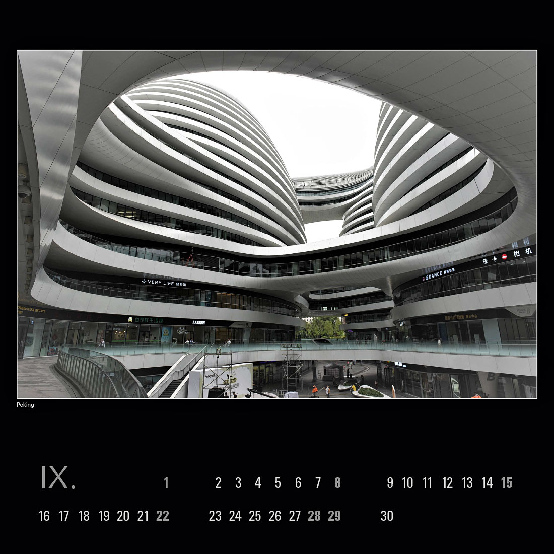 Kalendář 2019 – Peking