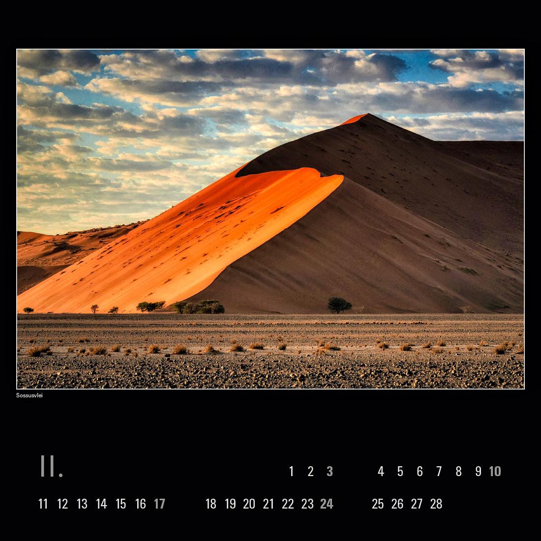 Kalendář 2019 – Sossusvlei