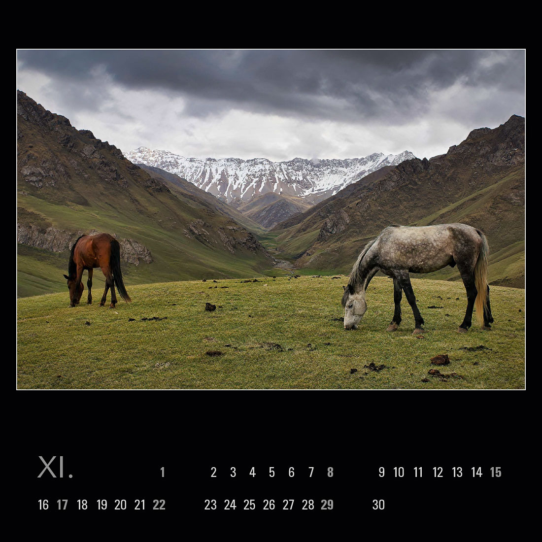 Kalendář – Kyrgyzstán 2020