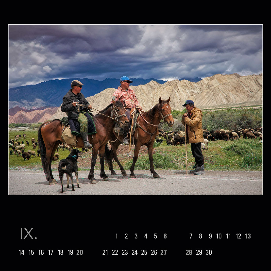 Kalendář – Kyrgyzstán 2020